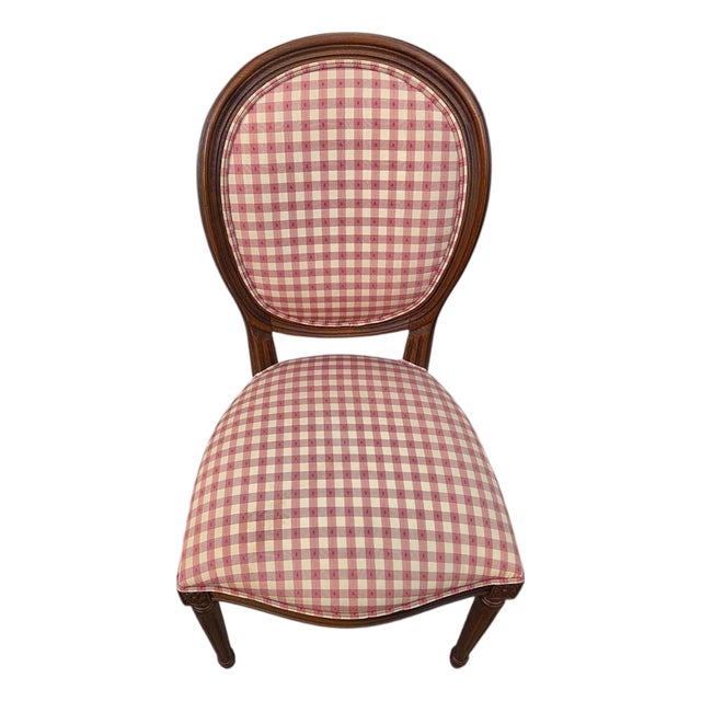 1990s Ethan Allen French Country Josepine Side Accent Chair Ita Italian Louis XV For Sale