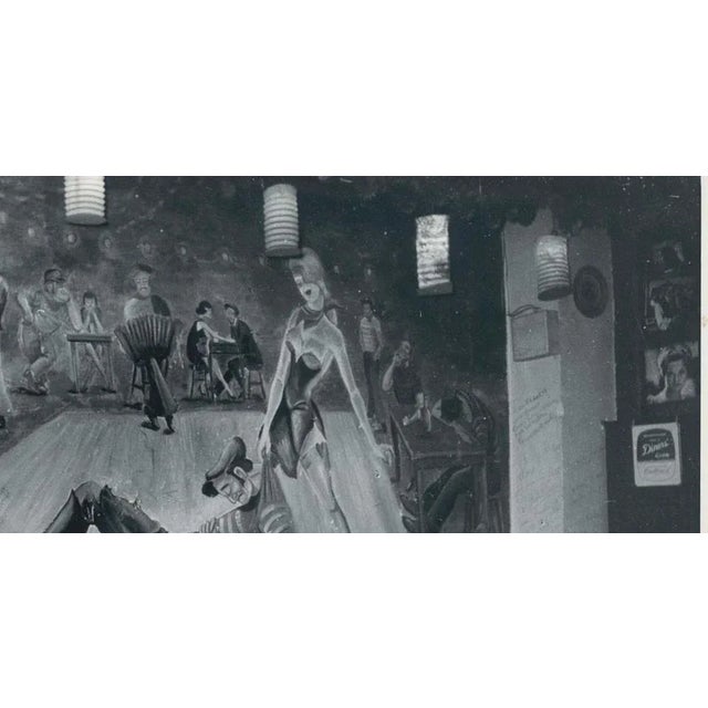 Erich Andres, People Dining at Latin Quarter, Paris, France, 1950s, Black & White Photograph For Sale - Image 4 of 5