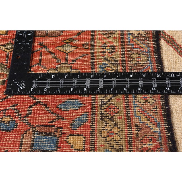 Textile Late 19th Century Persian Sultanabad Rug, 10'09 X 15'01 For Sale - Image 7 of 10