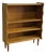 Oak Three-Tier Open Bookcase Danish Mid-Century Modern Display Shelf 1960s For Sale