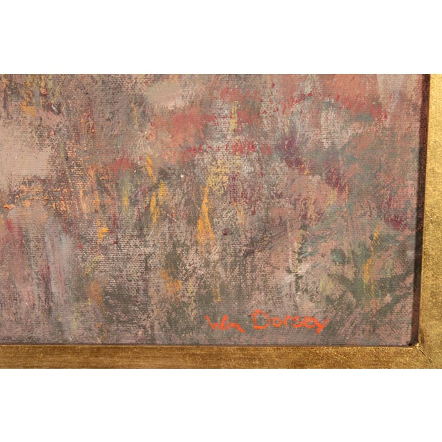 Impressionist Coastal Sunset Painting by William Dorsey (1942-2019) For Sale - Image 9 of 11