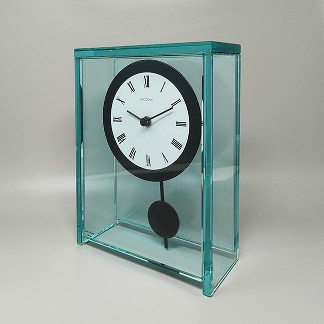 Mid-Century Modern Italian Astonishing Pendulum Clock by Omodomo, 1970s For Sale - Image 3 of 10
