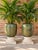 Large Green Drip Glaze Ceramic Planters on Cast Stone Pedestals-Pair For Sale - Image 12 of 12