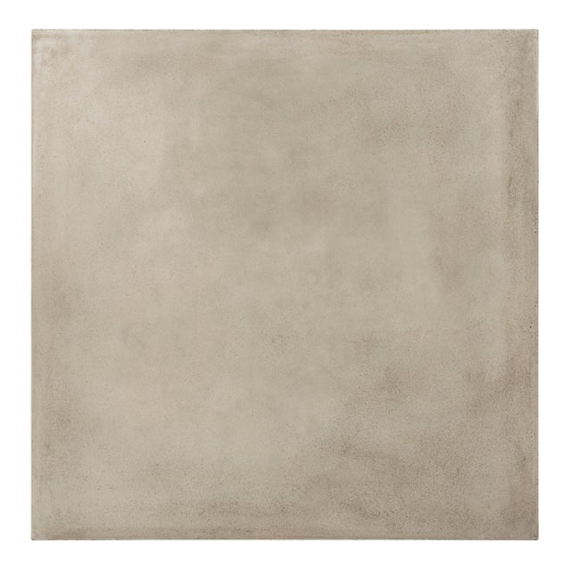 Indoor & Outdoor Modern Concrete 11.42-Inch H Coffee Table in Dark Grey For Sale - Image 4 of 8