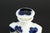Late 19th Century 19th C. Old Paris Porcelain Perfume Vanity Bottle Blue & White Flowers & Gold For Sale - Image 5 of 11