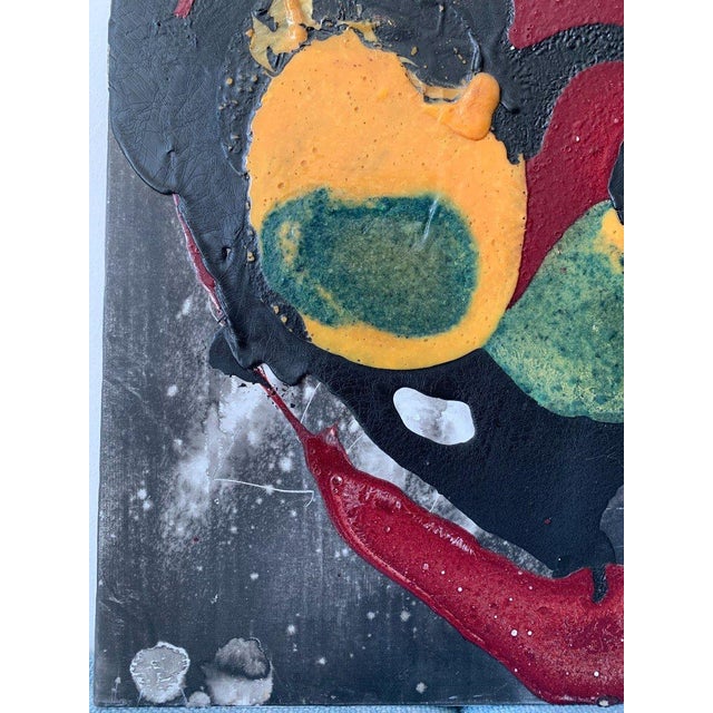 Philippe Pastor (born 1961) Abstract Composition Oil Painting on Modern Canvas For Sale - Image 4 of 5