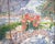 French 20th Century French Riviera Oil Painting “Déjeuner À Cap Ferrat” by Duane Alt For Sale - Image 3 of 12