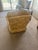 2000 - 2009 Jessica Charles Furniture Berkeley Swivel Rocker in Yellow Raw Silk Damask For Sale - Image 5 of 10