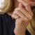 Vintage Gia 1.53 Carat Diamond Platinum Engagement Ring, Size 3.75 For Sale - Image 4 of 5