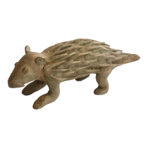 Vintage African Porcupine Sculpture
