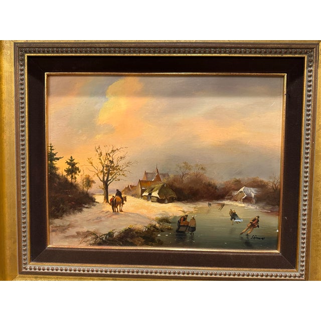 1970s Dutch Oil Painting - Simons For Sale - Image 12 of 12