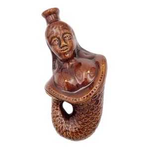 Rare Bennington Mermaid Flask, England Circa 1840