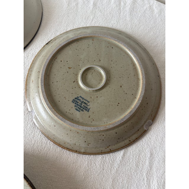 1970s Otagiri Horizon Stoneware Salad Plates- Set of 6 For Sale In Los Angeles - Image 6 of 7