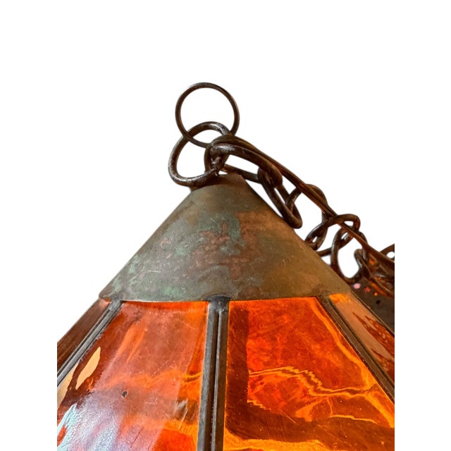 29 1/2”H x 19"D 10 1/2” Chain This lantern acts as a masterclass in Mexican Morisco design—a style that reinterprets...