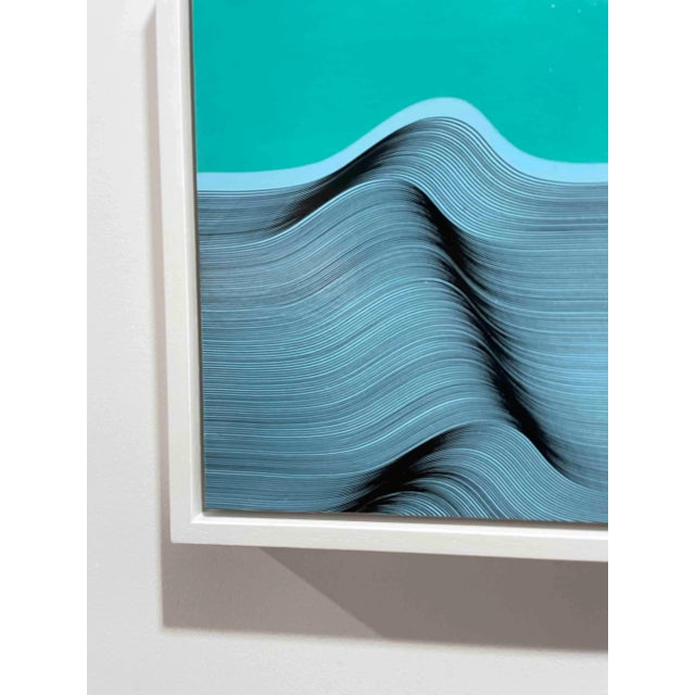 2020s Roberto Lucchetta, Waves 2023 - Geometric Abstract Painting For Sale - Image 5 of 8