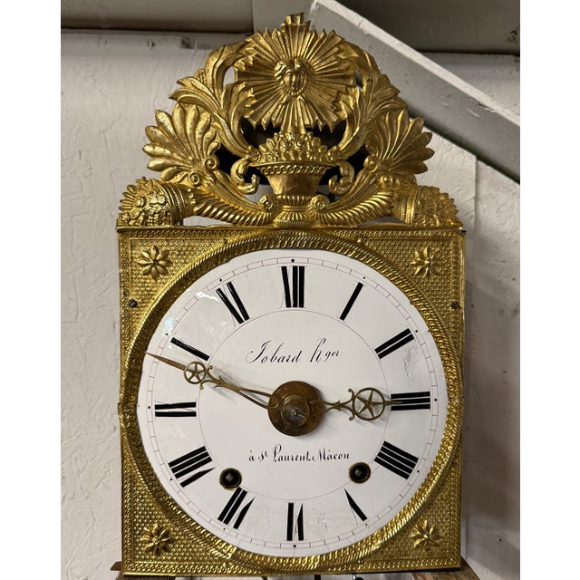 A Late 19th Century Morbier Works for a Tall Case Clock From Jobert Horloger at St Laurent Mâcon For Sale - Image 10 of 15