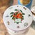 Gucci 1970s Gucci trinket dish with lid by Richard Ginori // Cherries vide poche // vintage porcelain box // luxury homegoods // designer For Sale - Image 4 of 11