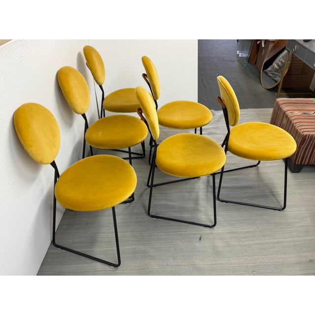 Mid-Century Modern Jonathan Adler Caprice Dining Chairs, Set of Six For Sale - Image 3 of 12