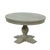 Farmhouse Restoration Hardware Weathered Oak Round Pedestal Dining Table For Sale - Image 3 of 7