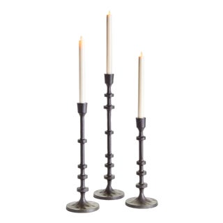 Abacus Taper Holders, Set of 3 For Sale