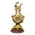 1840s French Louis XVI Bronze Marble Lyre Clock For Sale