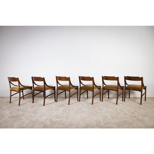 Wood Vintage Italian Chairs, 1950s, Set of 6 For Sale - Image 7 of 18