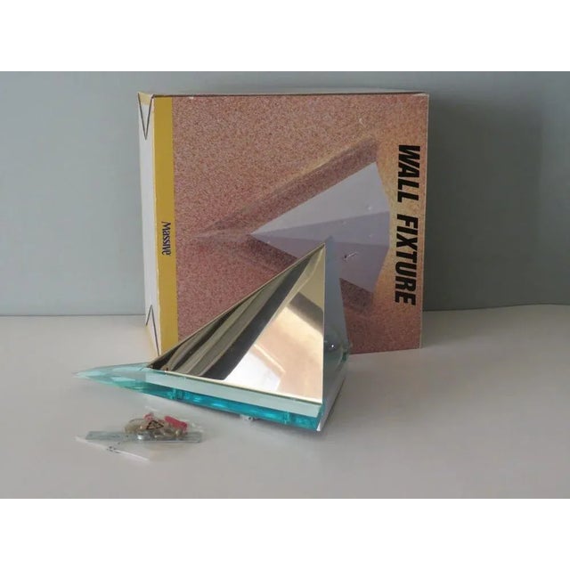 Gold Hollywood Regency Wall Lamp from Massive Belgium, 1980s For Sale - Image 8 of 11