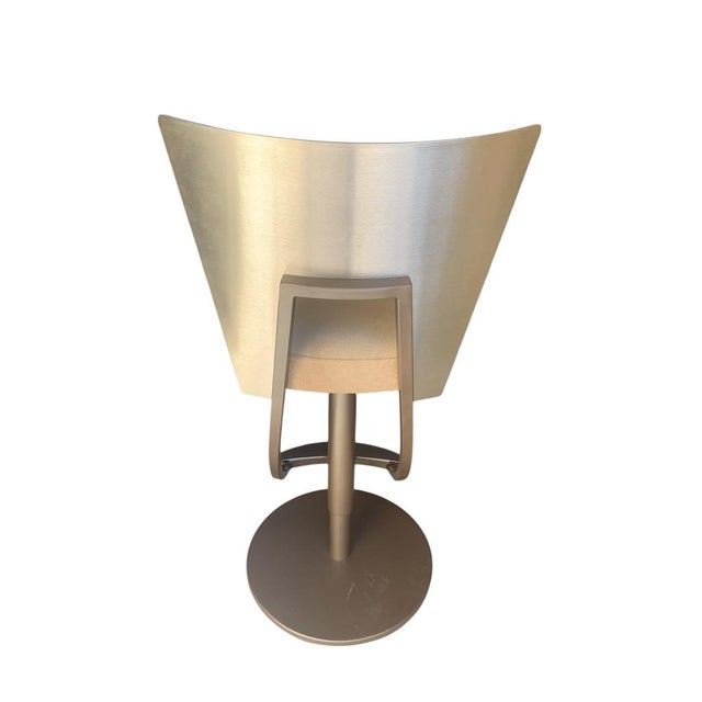 Contemporary Regal Adjustable Bar Stool by Elite Modern For Sale - Image 3 of 9