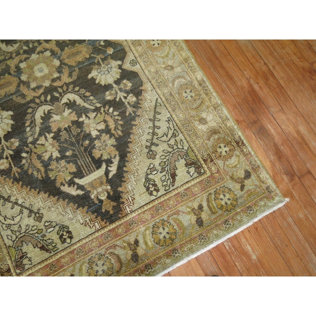 Persian Antique Persian Malayer Rug - 4'2" x 6'3" For Sale - Image 3 of 18