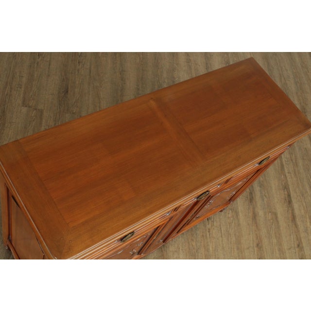 Brown GRL Selection Meubles French County Style Cherry Server Cabinet For Sale - Image 8 of 13