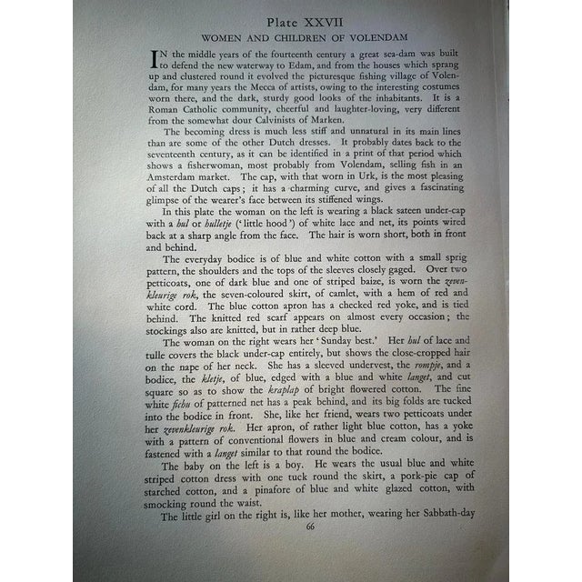 Beige After Rie Cramer, Women & Children of Volendam in Traditional Dress, 1932, Paper For Sale - Image 8 of 10