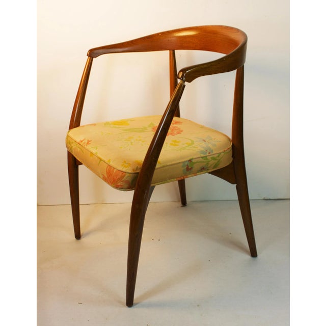 Mid-Century Modern 1960s Vintage Mid Century Lawrence Peabody for Richardson Nemschoff Captain's Chair For Sale - Image 3 of 5