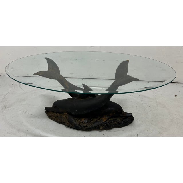 Hollywood Regency Coffee Table in Glass For Sale - Image 18 of 18