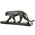 Black Max Le Verrier, Art Deco Uganda Panther Sculpture, 1930, Metal on Marble Base For Sale - Image 8 of 12
