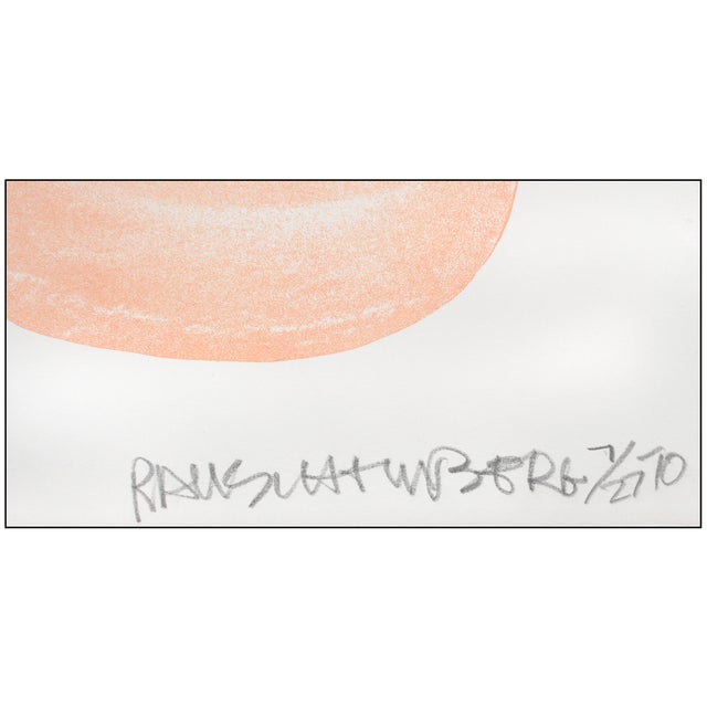 1970s 1970 Unit (Hydrant) (f.107) Pop Art Peach Lithograph Robert Rauschenberg For Sale - Image 5 of 7
