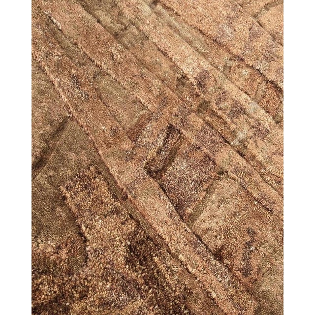 Hand-Knotted KCP Orange Rug by Dinodo Studio For Sale - Image 6 of 8