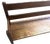 Wood Antique Stickley Style Arts and Crafts Quarter Sawn Oak Bench 10’ Long - Circa 1910 For Sale - Image 7 of 8