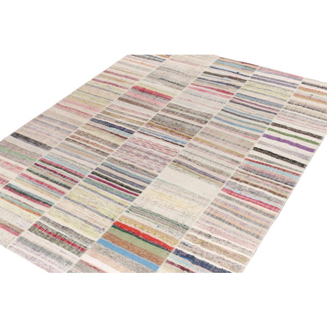 Rug & Kilim takes pride in presenting its artistic vision of patchwork kilim that reimagines vintage yarns into unique...