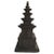 1960s Charcoal Painted Terracotta Pagoda Statue For Sale - Image 9 of 9