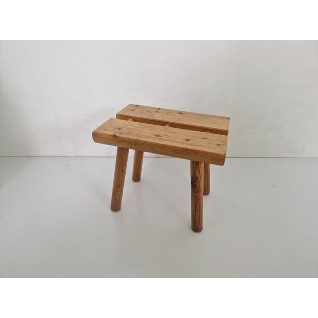 Mid-Century Finnish Pine Wooden Sauna Stool, 1960s For Sale - Image 9 of 9
