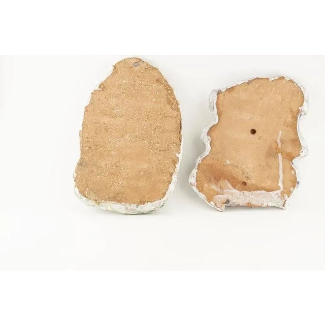 French Terracotta Bas Relief, 1950s, Set of 2 For Sale - Image 6 of 8