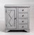 19th Century Swedish Desk with 4 Drawers and Door For Sale - Image 6 of 6