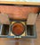Late 18th Century Antique Georgian Satinwood Tea Caddy Box with Glass Bowl and Mixing Stick, 1780 For Sale - Image 5 of 9