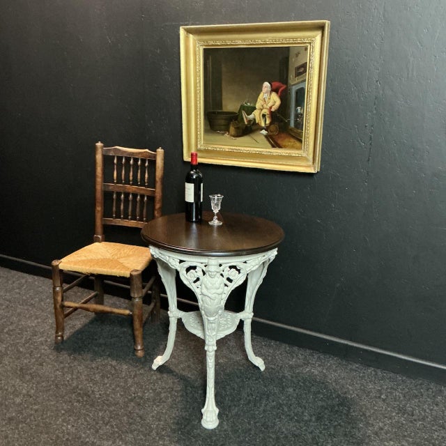 Victorian Cast Iron Drinks Table, 1895 For Sale - Image 4 of 8