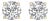 14K Yellow Gold 4.0 Cttw Round Lab Grown Diamond Solitaire Stud Earrings with Screw Backs For Sale