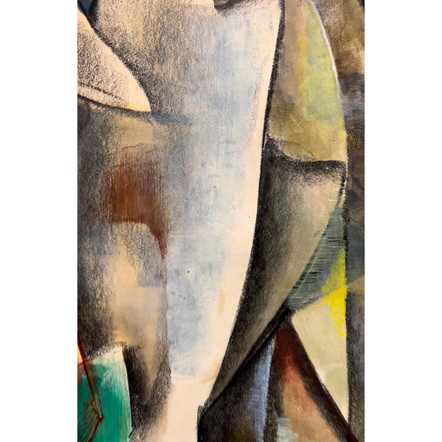 Vivaldo Martini, Abstract Composition No. 2, Oil on Canvas For Sale - Image 3 of 9