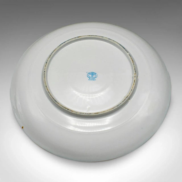 Blue 1900's Pair of Antique Display Plates For Sale - Image 8 of 8