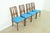 Broyhill Brasilia Broyhill Brasilia Mid-Century Modern Sculpted Walnut Dining Chairs, Set of Four For Sale - Image 4 of 11