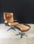 Set of Mid-Century Modern Leather Lounge Chair and Ottoman, Germany, 1960s For Sale - Image 6 of 18