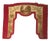 Antique French Handwoven Aubusson Tapestry for Valance, 1890s For Sale